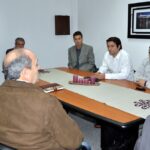Calleri se reunió con el Presidente de la Liga de Fútbol de Río Cuarto