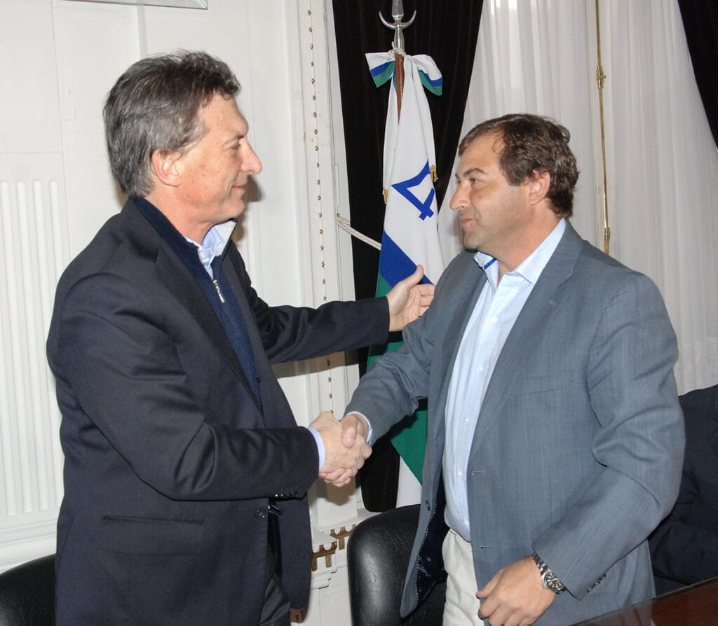 Jure recibió a Macri y firmó el convenio con el Banco Ciudad