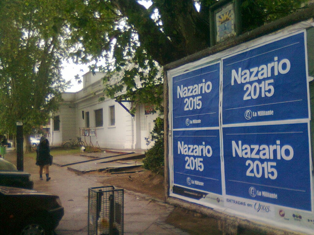 Con afiches lanzan la candidatura a gobernadora de Adriana Nazario