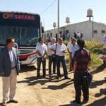 Jure recorrió las obras de viviendas y también habló de los «trapitos»