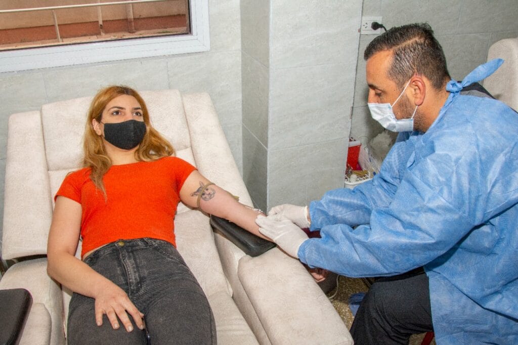 Cronograma de colectas de sangre para mayo