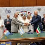 Schiaretti y Perotti firmaron en Kuwait el crédito para iniciar el acueducto Santa Fe – Córdoba