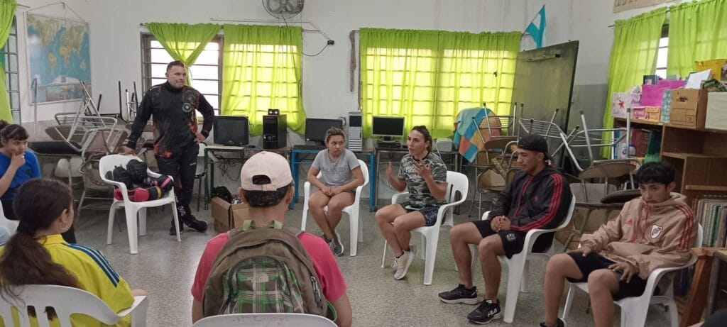 Iniciaron las clases de Boxeo Social en Ciudad Nueva
