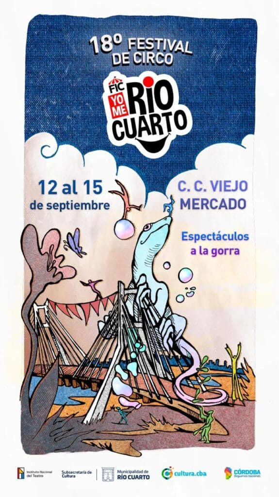 Con espectáculos a la gorra se viene el Festival de Circo YO ME RIO CUARTO