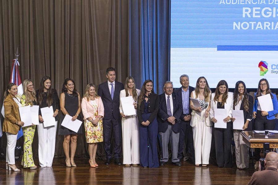 Nueve escribanías acceden a registros notariales tras concurso de oposición