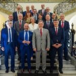 Llaryora se reunió con embajadores de la Unión Europea