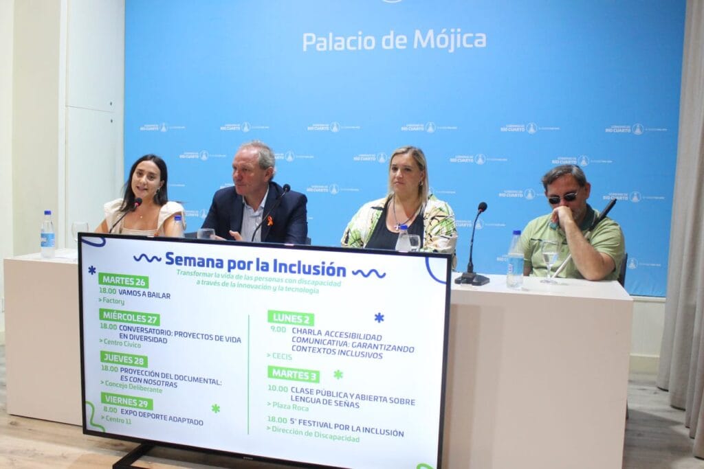 Se presentó la Semana por la Inclusión con una amplia agenda de actividades