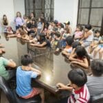 Niños y niñas de centros comunitarios visitaron el Palacio Municipal por primera vez