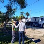 El Intendente De Rivas recorre los barrios afectados tras el temporal