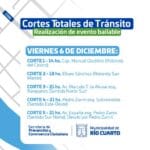 CORTES TOTALES DE TRÁNSITO POR EVENTO BAILABLE