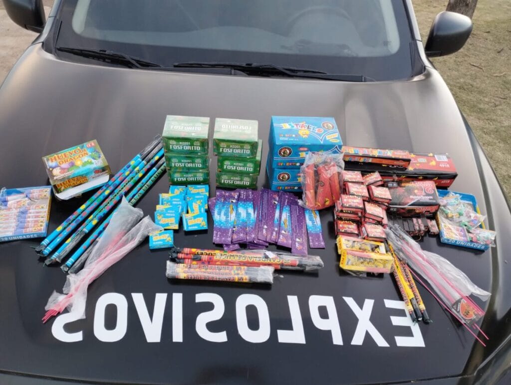 En 40 allanamientos se decomisaron más de 15 millones de pesos en pirotecnia