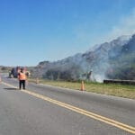 Bomberos lograron contener el incendio de la zona de Copina