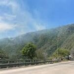 Incendio contenido y en guardia de cenizas en Dique San Roque y Ruta E-55