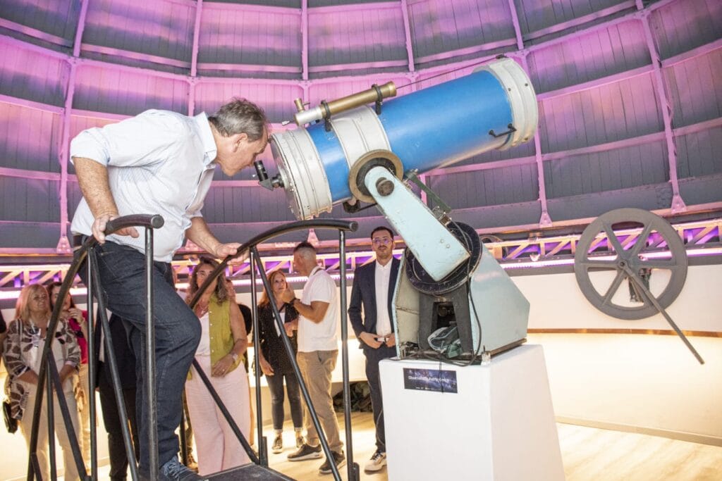 Se reinauguró el Observatorio Astronómico del Colegio Nacional, en el marco de Presupuesto Participativo