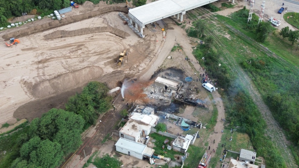 Villa María: la Provincia asiste a las familias afectadas por la explosión del gasoducto