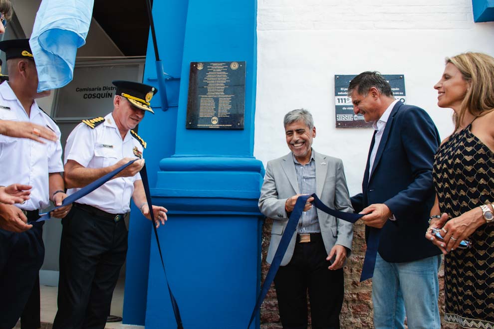 Se puso en valor la comisaría de Cosquín