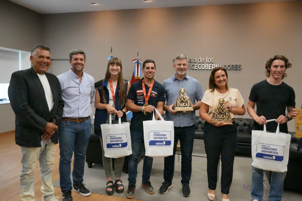 La Provincia reconoció a los cordobeses destacados en el Dakar 2025