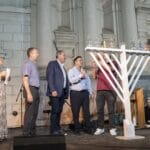 De Rivas participó de la celebración interreligiosa de Januka y Navidad