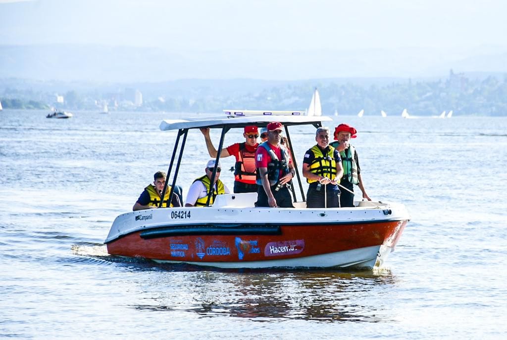 Seguridad Náutica: Quinteros supervisó los controles preventivos en el dique San Roque