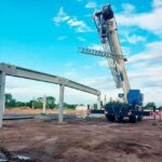 Asoman las primeras columnas del nuevo hospital en Bell Ville