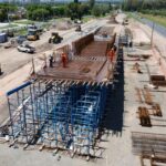 La obra del altonivel en la salida de Valle Escondido ya muestra un avance del 30%