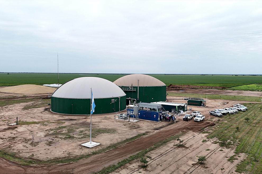 Una planta de biogás del norte cordobés apunta al mercado internacional de bonos de carbono