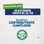 Prórroga del vencimiento del Pago Anual de Impuestos Municipales