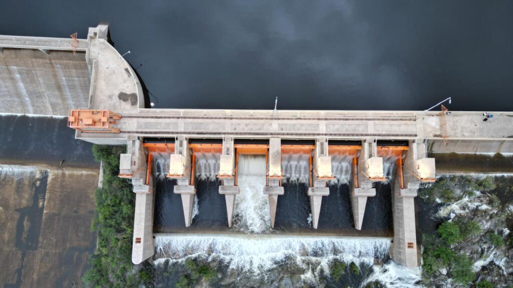 El Embalse Cruz del Eje superó el nivel de vertedero