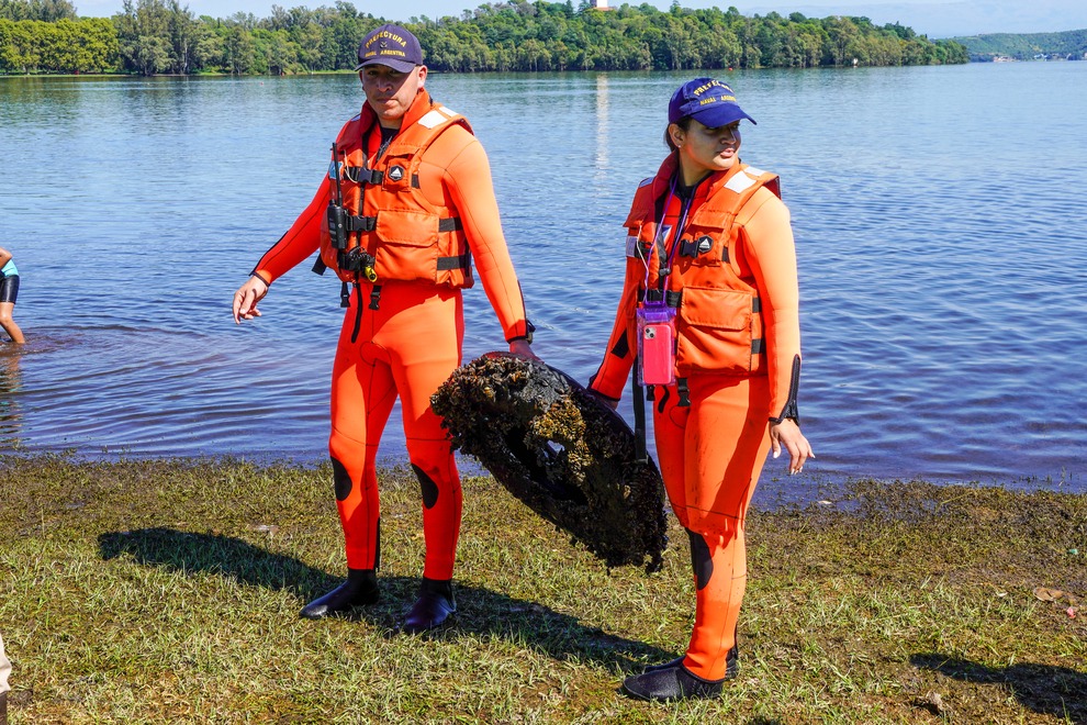 “Fondo Limpio”: se realizó una nueva jornada de limpieza en el Embalse de Río Tercero