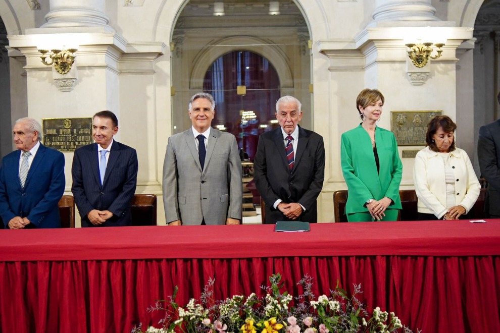 Llaryora asistió a la apertura del año judicial 2025