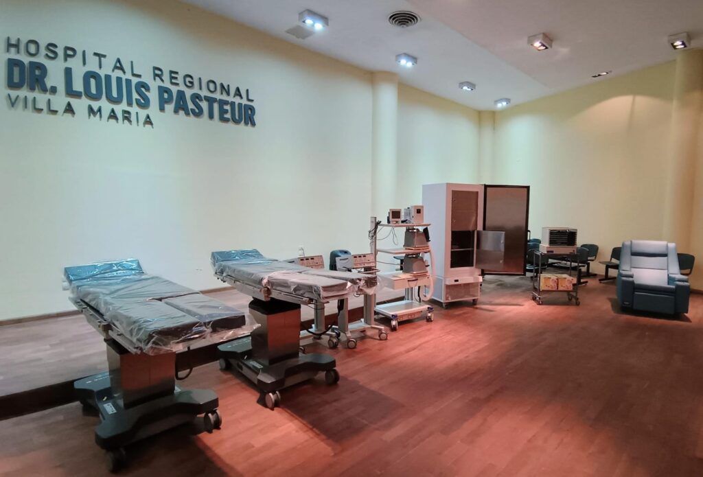 El Hospital Pasteur de Villa María recibió nuevo equipamiento