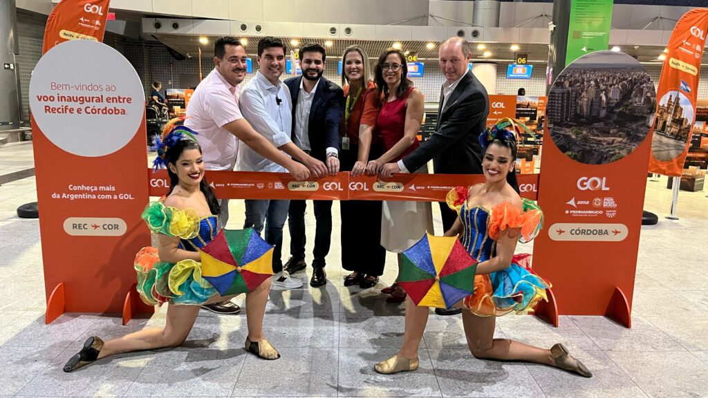 Córdoba ya está conectada con Recife: llegó el primer vuelo directo de GOL