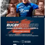 El creador del Rugby Inclusivo Daniel Fernández dictará una Clínica de formación en el Centro 11
