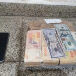 Detienen a persona que circulaba en auto adulterado Secuestran importante suma de dinero en efectivo.