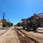 La ampliación de la red cloacal en Laborde, en su etapa final