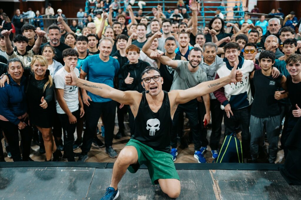 Sergio “Maravilla” Martínez en el Centro 11: “Es fantástico que algo tan sano y tan noble como el deporte nos junte”