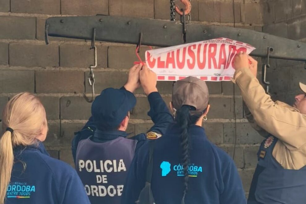 Departamento Cruz del Eje: Clausura, decomiso y secuestro de equipos para faenamiento clandestino