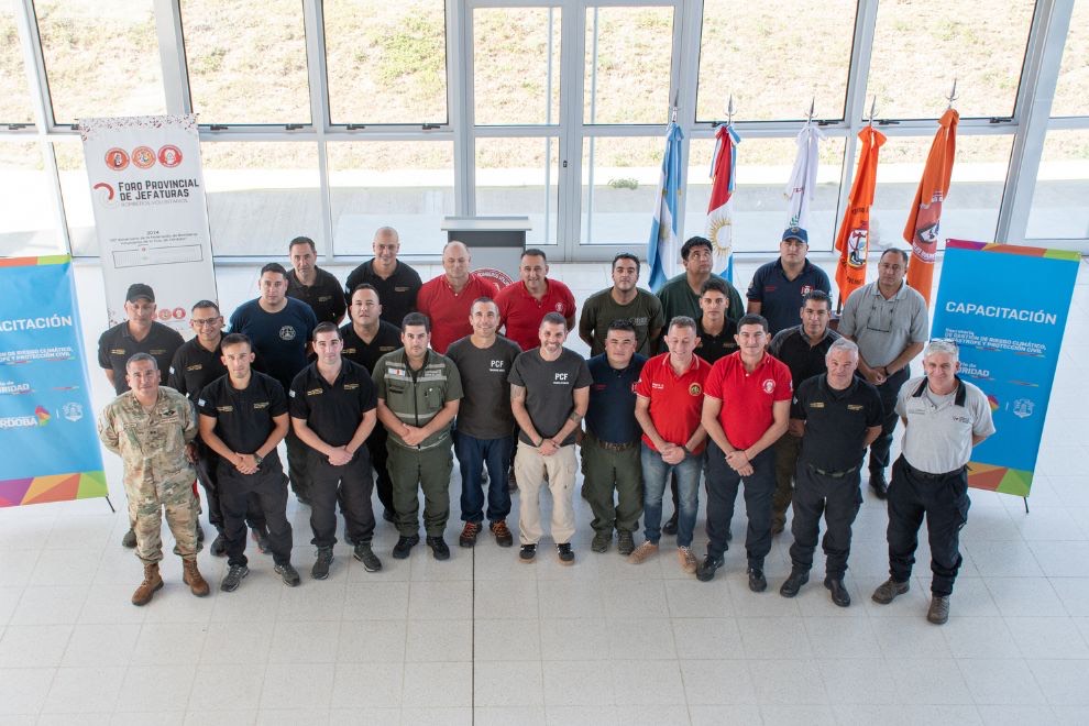 Incendios forestales: Córdoba recibió una capacitación internacional en Sistema de Comando Unificado de Incidentes