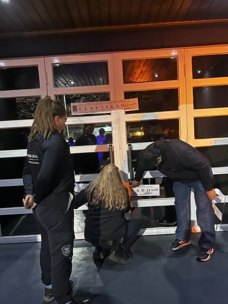 Clausuraron dos eventos nocturnos por incumplimientos y falta de autorización