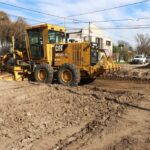 Río Cuarto: Etapa final en la obra de desagües y pavimentación en B° Buena Vista y Cispren I