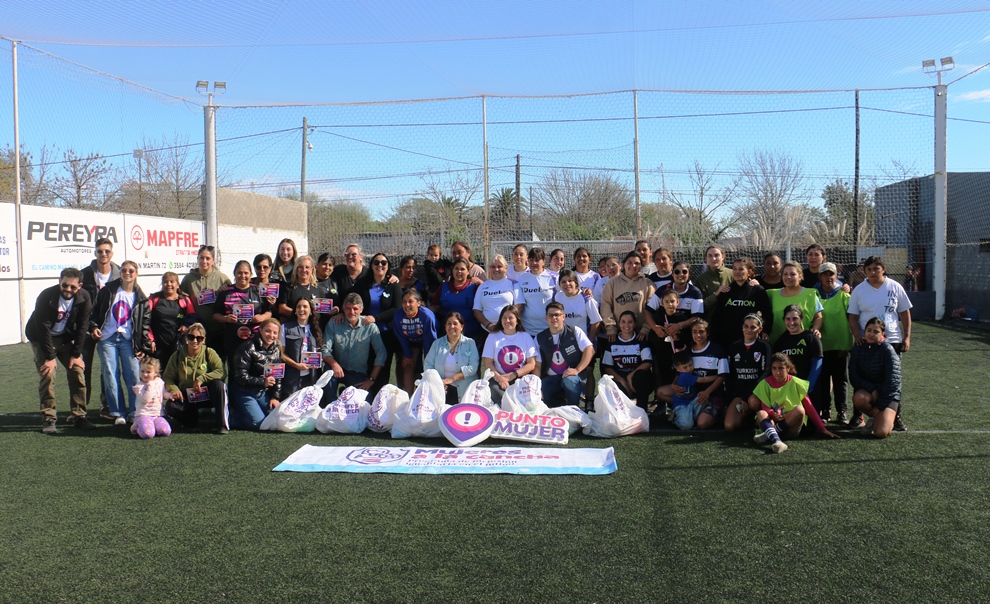 La Carlota: debutó el programa Mujeres a la Cancha en el departamento Juárez Celman