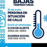 Defensa Civil alerta por bajas temperaturas: piden que se informe sobre personas en situación de calles