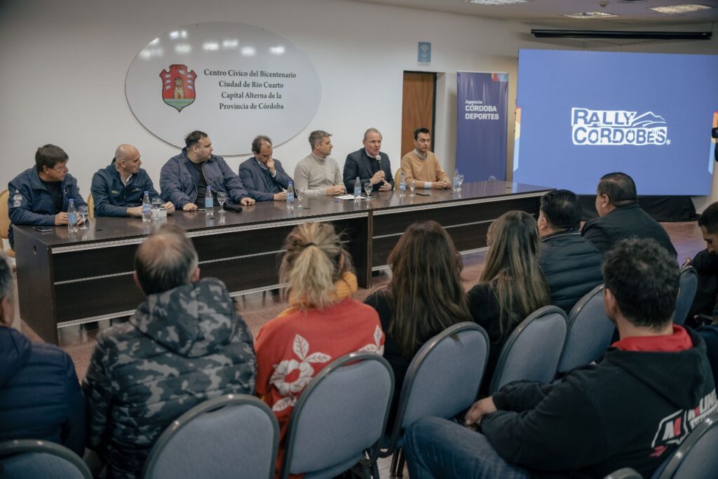 Se realizó el lanzamiento de la 4° fecha del Rally Cordobés en Río Cuarto