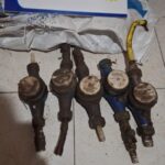 Detenido por sustracción de medidores de agua.