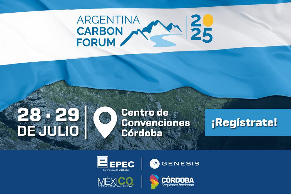 Córdoba será sede del Argentina Carbon Forum 2025, el principal encuentro del país dedicado a los mercados de carbono