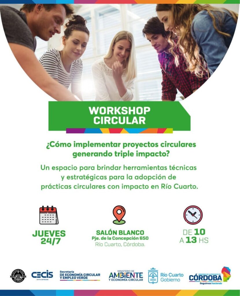 Capacitación abierta sobre Economía Circular: herramientas para generar proyectos con impacto