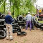 Economía circular: Ambiente retiró más de 2.000 toneladas de neumáticos en toda la provincia