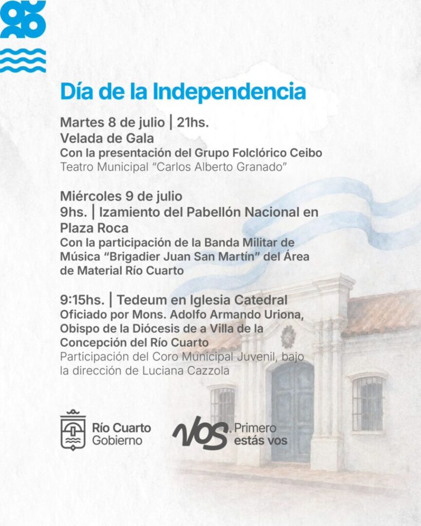 Velada de Gala y actos oficiales por el Día de la Independencia