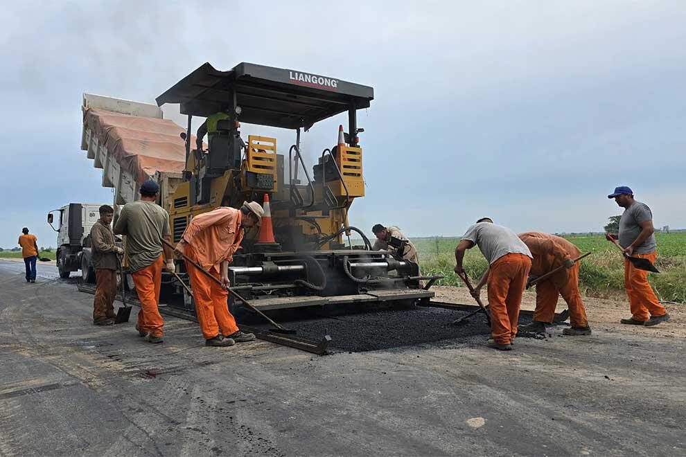La Provincia realizará un plan de bacheo en rutas de departamentos del sur