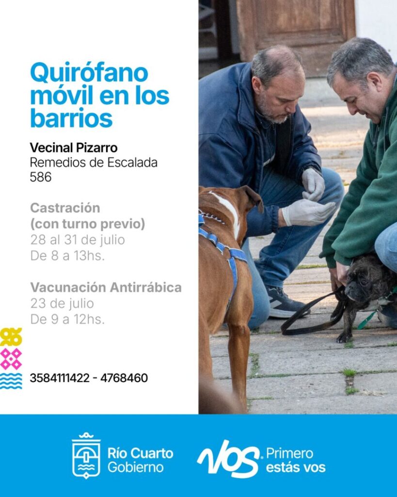 El Quirófano Móvil Llega al Barrio Pizarro: Castraciones y Vacunación Gratuita